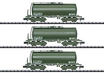 079-T18212 - N Kesselwagen-Set USTC der DB, Ep.III